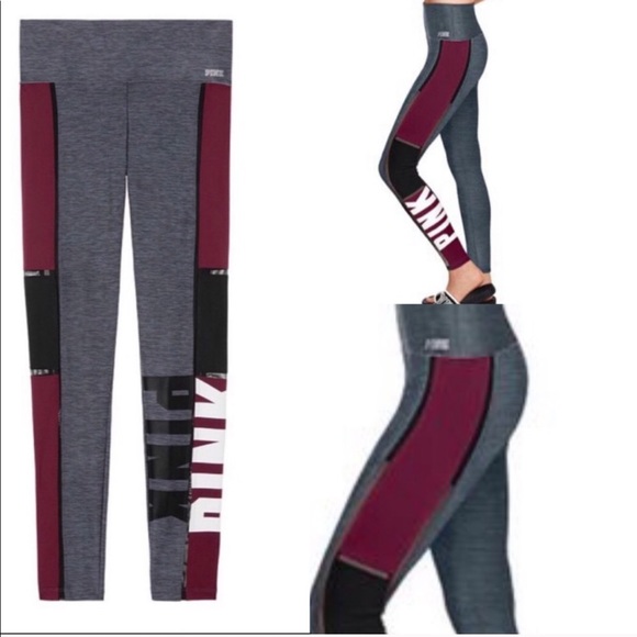 PINK Victoria's Secret Pants - Victoria’s Secret PINK Bonded High Rise Le…